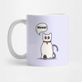 Ghost kitty - Meoo! Mug